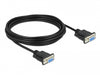 Delock 86607 Serial Cable Rs-232 D-Sub9 Female To Female Null Modem