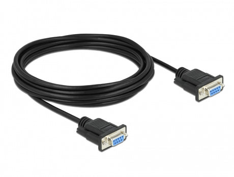 Delock 87784 Serial Cable Rs-232 D-Sub 9 Female To Female Null Modem