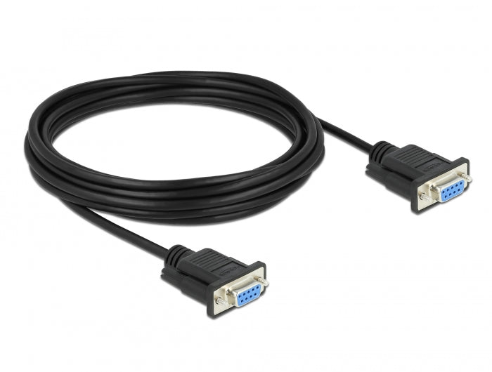 Delock 86607 Serial Cable Rs-232 D-Sub9 Female To Female Null Modem