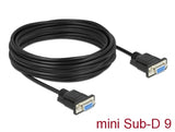 Delock 87525 Serial Cable Rs-232 D-Sub 9 Female To Female Null Modem