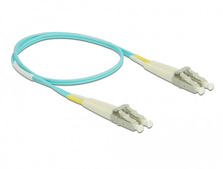 Delock 86549 Cable Optical Fibre Lc To Lc Multi-Mode Om3 0.5 M