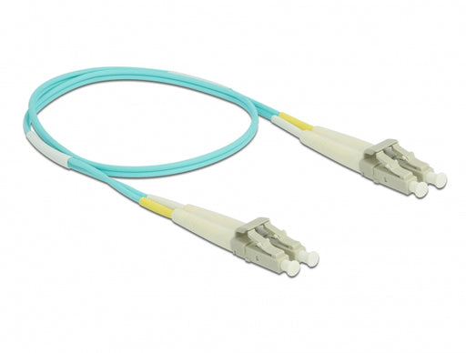 Delock 86549 Cable Optical Fibre Lc To Lc Multi-Mode Om3 0.5 M