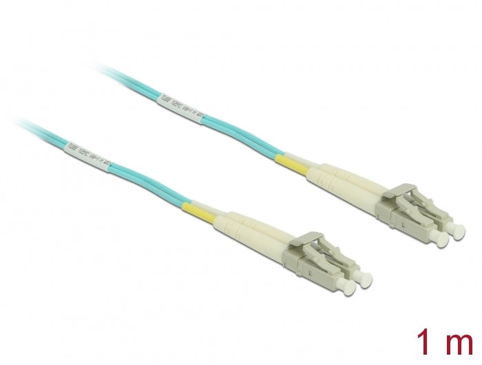 Delock 86558 Cable Optical Fibre Lc To Lc Multi-Mode Om3 1 M