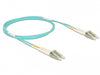 Delock 86558 Cable Optical Fibre Lc To Lc Multi-Mode Om3 1 M