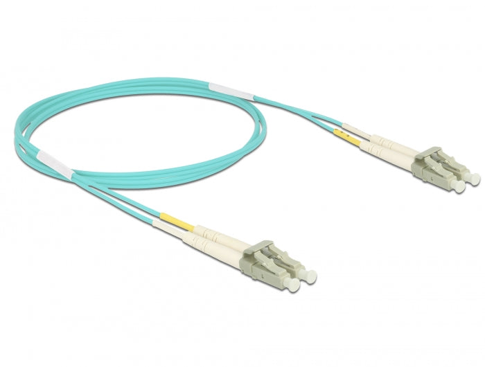 Delock 86558 Cable Optical Fibre Lc To Lc Multi-Mode Om3 1 M