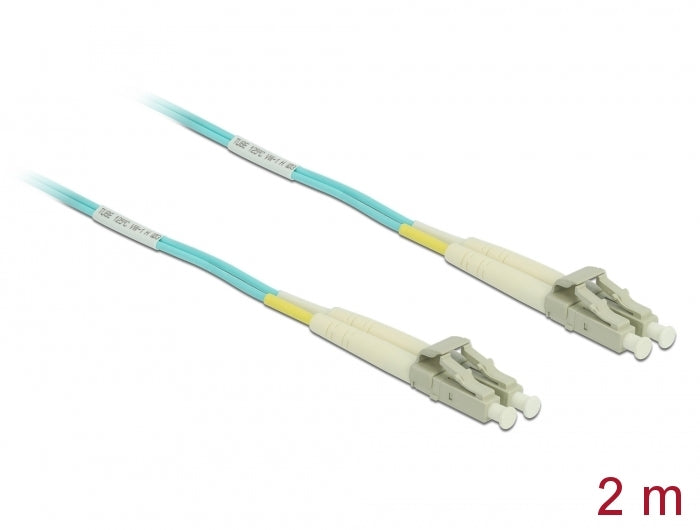 Delock 86559 Cable Optical Fibre Lc To Lc Multi-Mode Om3 2 M