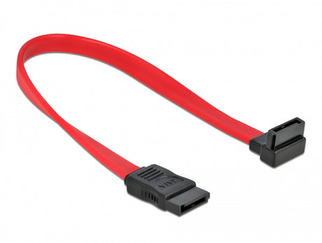 Delock 84354 Sata 3 Gb/S Cable Straight To Upwards Angled 22 Cm Red