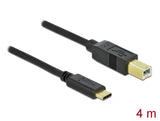 Delock 83667 Usb 2.0 Cable Type-C To Type-B 4 M