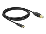 Delock 83666 Usb 2.0 Cable Type-C To Type-B 3 M