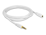 Delock 84482 Extension Cable Audio Stereo Jack 3.5 Mm Male / Female 4 Pin 2 M