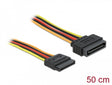 Delock 60132 Extension Cable Power Sata 15 Pin Male > Sata 15 Pin Female 50 Cm