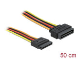 Delock 60132 Extension Cable Power Sata 15 Pin Male > Sata 15 Pin Female 50 Cm