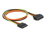 Delock 60132 Extension Cable Power Sata 15 Pin Male > Sata 15 Pin Female 50 Cm