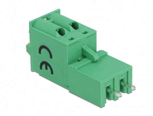 Delock 66500 Terminal Block Set For Pcb 2 Pin 5.08 Mm Pitch Vertical