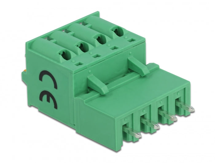 Delock 66501 Terminal Block Set For Pcb 4 Pin 5.08 Mm Pitch Vertical