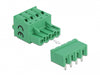 Delock 66506 Terminal Block Set For Pcb 4 Pin 5.08 Mm Pitch Horizontal