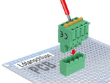 Delock 66501 Terminal Block Set For Pcb 4 Pin 5.08 Mm Pitch Vertical