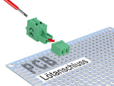 Delock 66505 Terminal Block Set For Pcb 2 Pin 5.08 Mm Pitch Horizontal