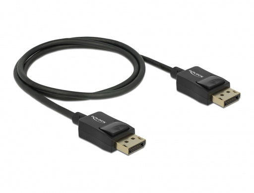 Delock 85300 Coaxial Displayport Cable 8K 60 Hz 1 M