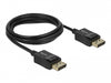 Delock 85301 Coaxial Displayport Cable 8K 60 Hz 2 M