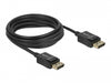 Delock 85303 Coaxial Displayport Cable 8K 60 Hz 4 M