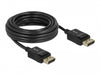 Delock 85305 Coaxial Displayport Cable 8K 60 Hz 6 M