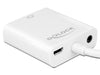 Delock 65557 Adapter Hdmi Micro-D Male > Vga Female With Audio White