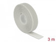 Delock 18279 Hook-And-Loop Tape On Roll L 3 M X W 20 Mm Grey