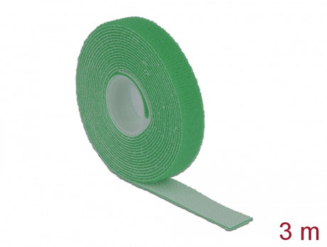 Delock 18726 Hook-And-Loop Tape On Roll L 3 M X W 13 Mm Green