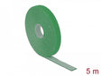 Delock 18727 Hook-And-Loop Tape On Roll L 5 M X W 13 Mm Green