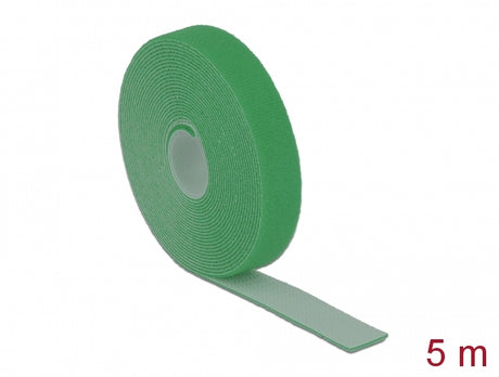 Delock 18731 Hook-And-Loop Tape On Roll L 5 M X W 20 Mm Green