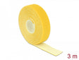 Delock 18738 Hook-And-Loop Tape On Roll L 3 M X W 20 Mm Yellow