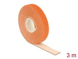 Delock 18742 Hook-And-Loop Tape On Roll L 3 M X W 13 Mm Orange