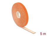 Delock 18743 Hook-And-Loop Tape On Roll L 5 M X W 13 Mm Orange