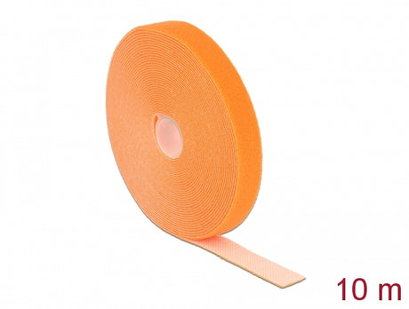 Delock 18748 Hook-And-Loop Tape On Roll L 10 M X W 20 Mm Orange