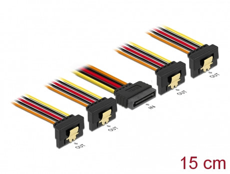 Delock 60166 Cable Sata 15 Pin Power Plug With Latching Function