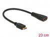 Delock 65650 Cable High Speed Hdmi With Ethernet - Mini C Male > A Female