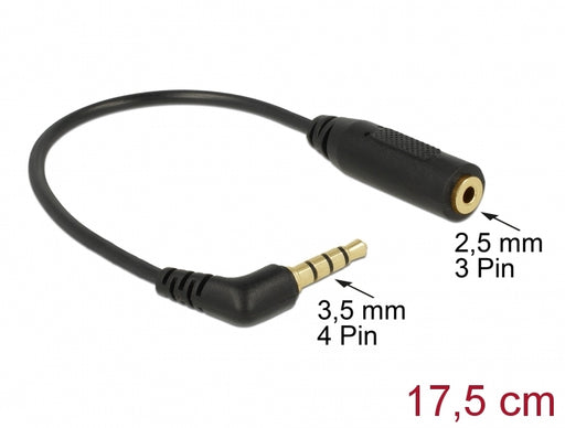 Delock 65673 Audio Cable Stereo Jack 3.5 Mm 4 Pin Male Angled