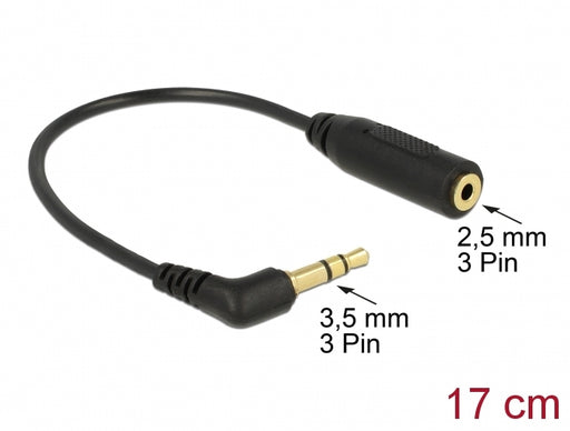 Delock 65675 Audio Cable Stereo Jack 3.5 Mm 3 Pin Male Angled