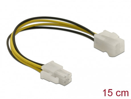 Delock 82428 Extension Cable P4 4 Pin Male > P4 4 Pin Female 15 Cm