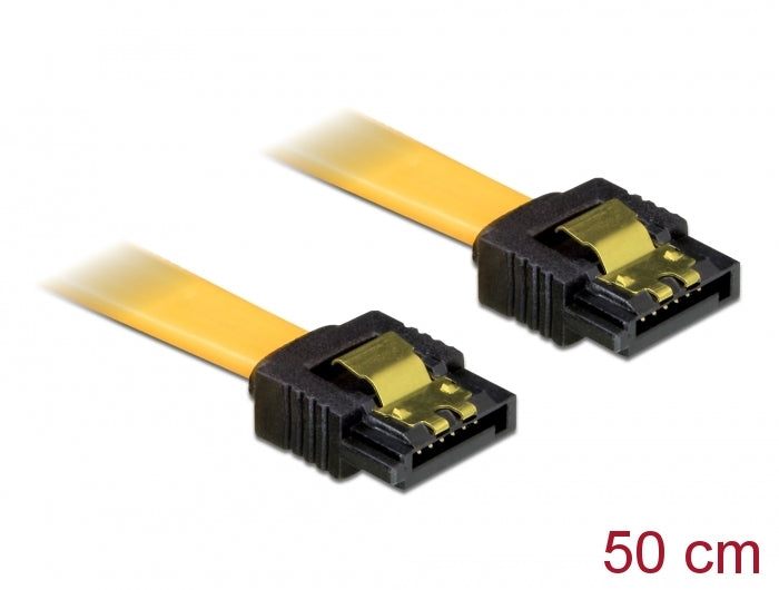 Delock 82477 Sata 3 Gb/S Cable 50 Cm Yellow