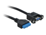 Delock 83118 Cable Usb 3.0 Pin Header Female > 1 X Usb 3.0-A Female