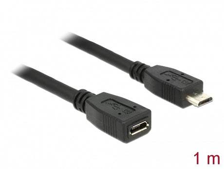 Delock 83248 Extension Cable Usb 2.0 Type Micro-B Male