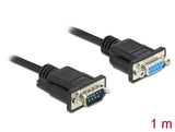 Delock 86601 Serial Cable Rs-232 D-Sub9 Male To Female With Narrow Plug Housing