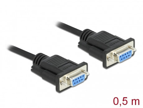 Delock 87788 Serial Cable Rs-232 D-Sub 9 Female To Female Null Modem