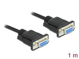 Delock 87786 Serial Cable Rs-232 D-Sub 9 Female To Female Null Modem