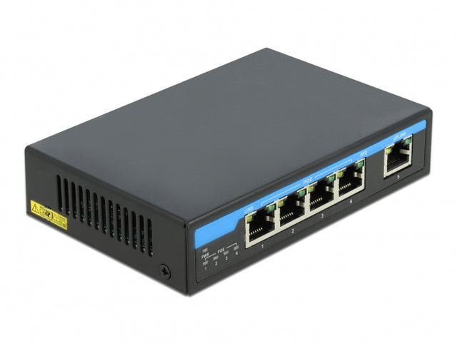 Delock 87764 Gigabit Ethernet Switch 4 Port Poe + 1 Rj45