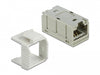 Delock 86012 Adapter Rj45 Jack To Rj45 Jack Compact Cat.6A Metal