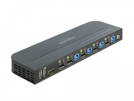 Delock 11484 Displayport 1.4 Kvm Switch 8K 30 Hz With Usb 3.0 And Audio