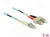 Delock 86565 Cable Optical Fibre Lc To Sc Multi-Mode Om3 2 M